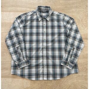 Eddie Bauer Men‎ Button Down Shirt Plaid Size XL Long Sleeve Multicolor